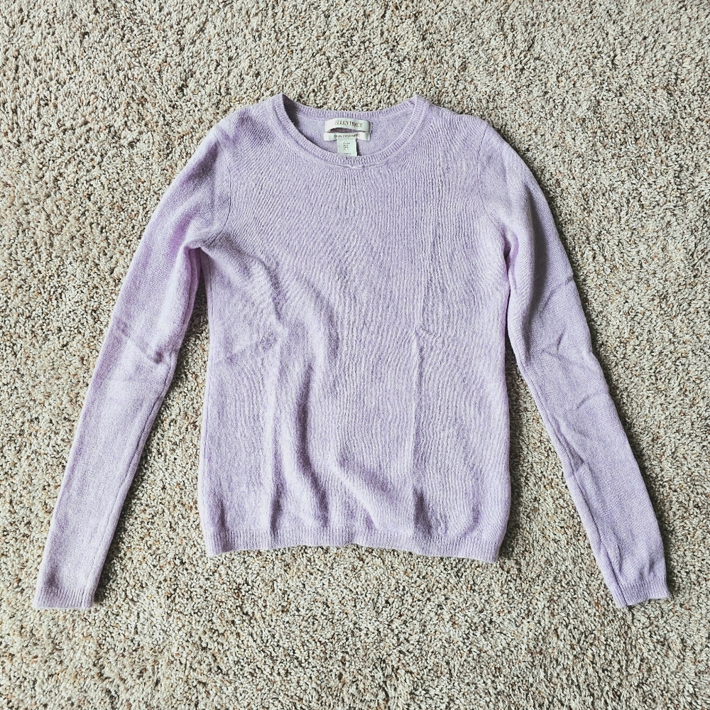 Ellen Tracy Cashmere Sweater - size S (fits like XXS-XS)